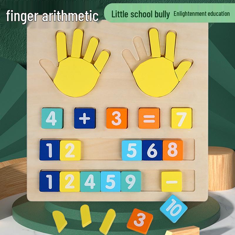 

Детская развивающая деревянная счетная доска для изучения математики и просвещения