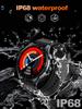 SACOSDING Men Smart Watch 1.56 inch AMOLED HD Screen Led Flashlight BT Calling ECG Health Monitoring Sports Fitness Tracker Women Smartwatch