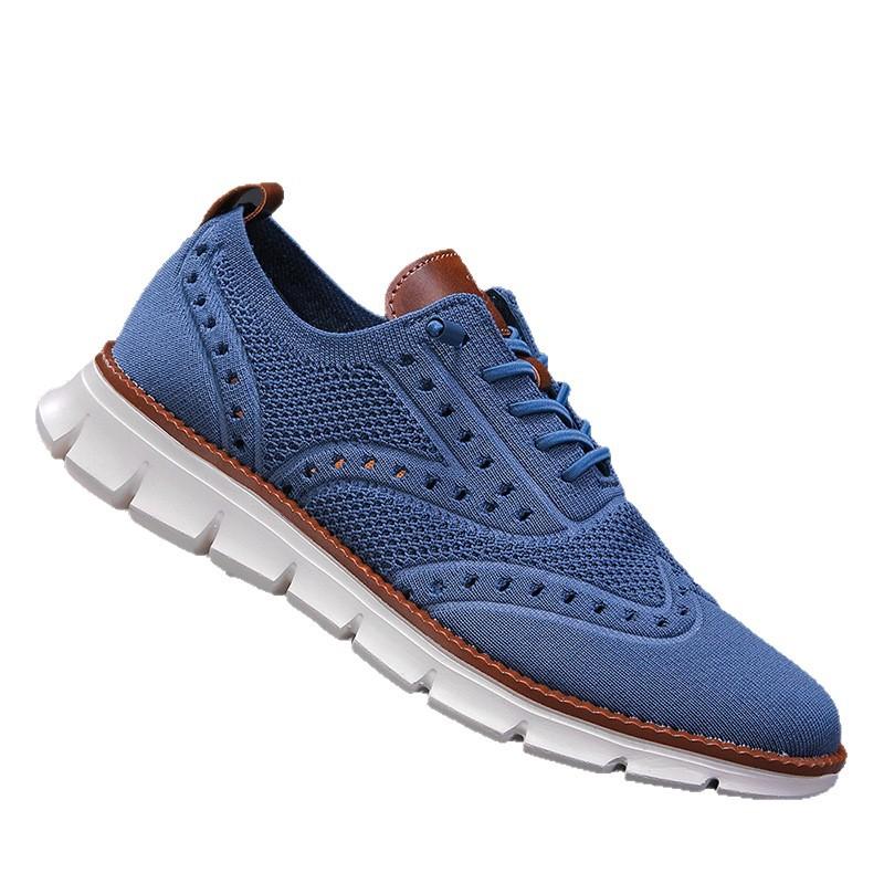 2025 new summer large size 50 fly-woven mesh casual shoes soft sole light one-pedal sports casual shoes