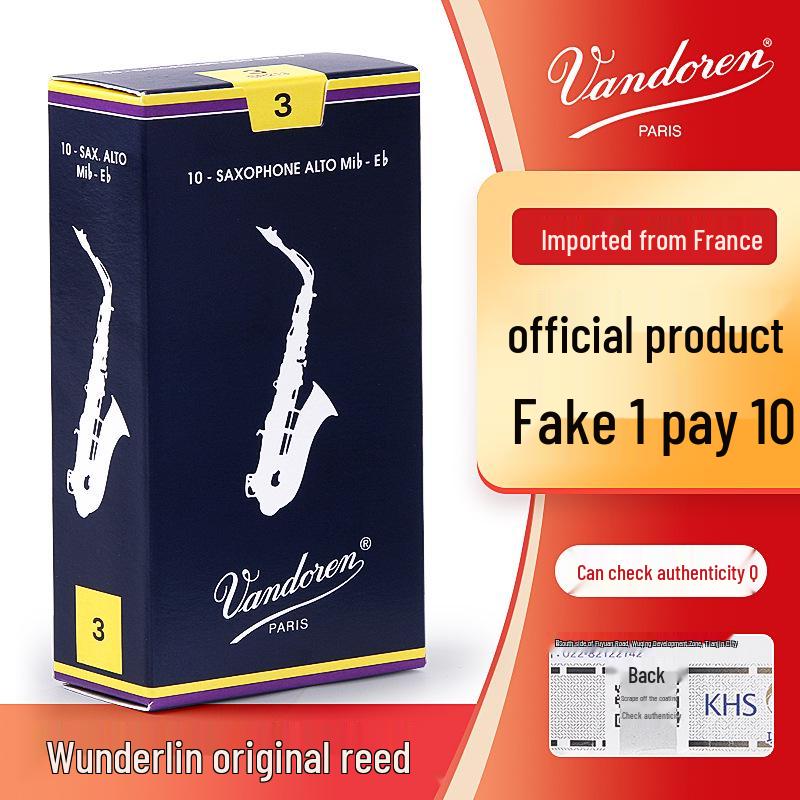 

Трости для альт-саксофона B-flat Vandoren Blue Box 3.0 Single Reed