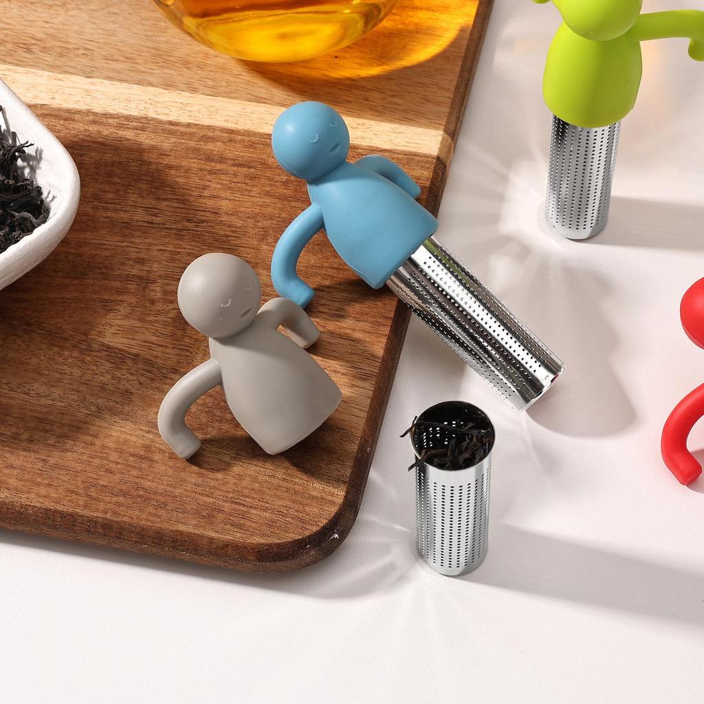 Silicone Humanoid Tea Infuser & Strainer Set