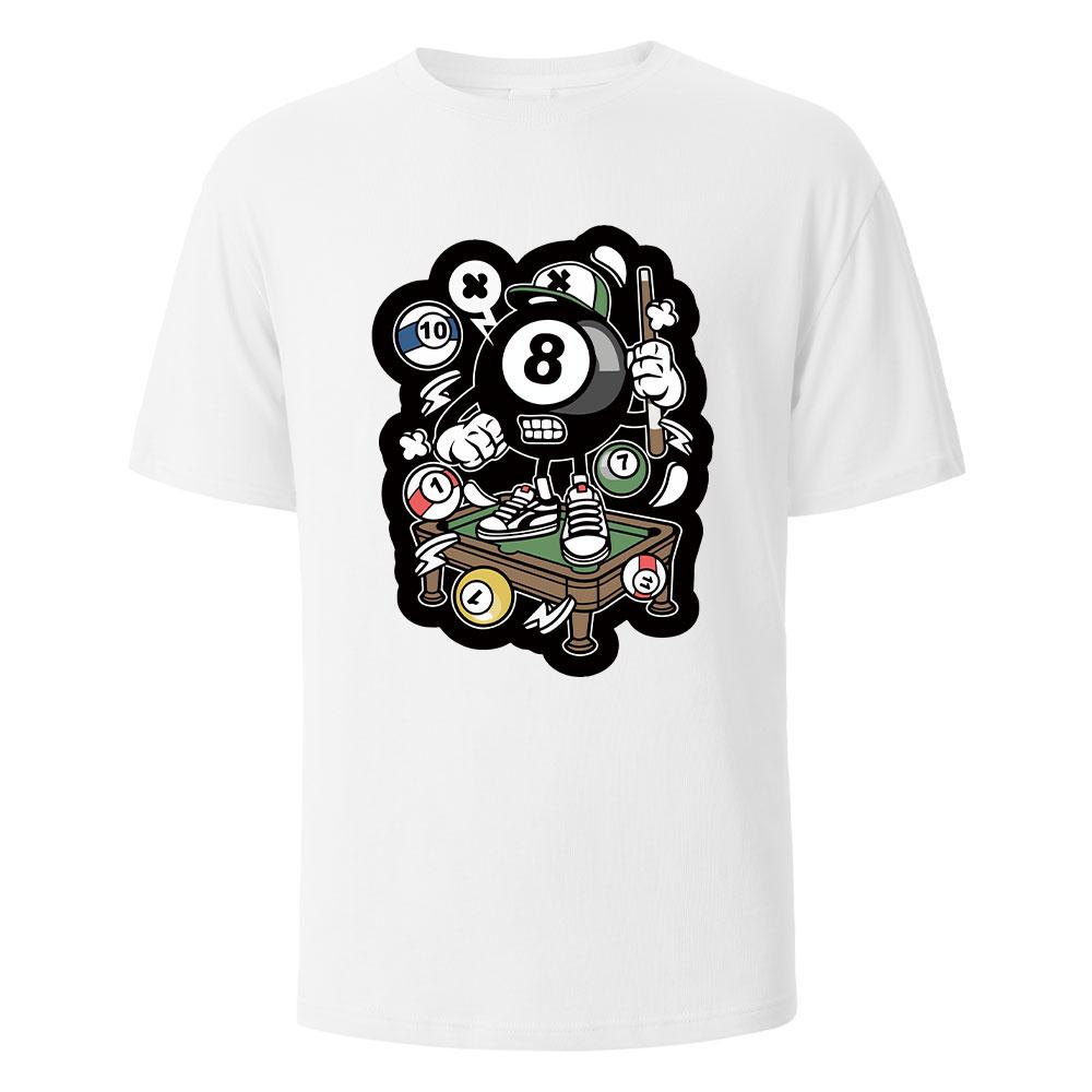 Snooker Balls Graphic Printed Mens TShirts 100 Cotton Breathable Comfortable Tops For Men Summer Oneck Oversize Men Clothing