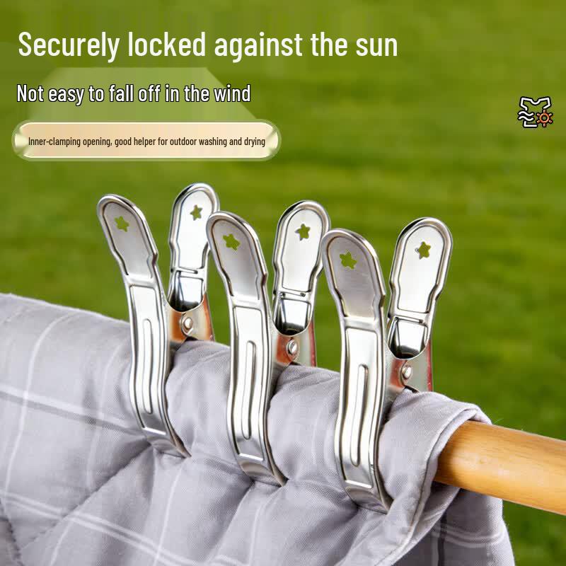 HOUYA Stainless Steel Clothes Clips