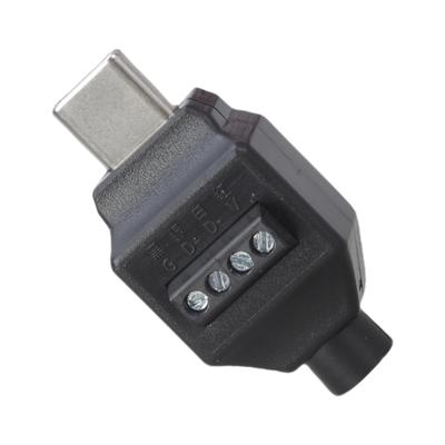 USB C Stecker 4Pin/5Pin Design Schnittstellen Adapter Lötfrei Unterstützt 65W Schnellladung und Datenübertragung