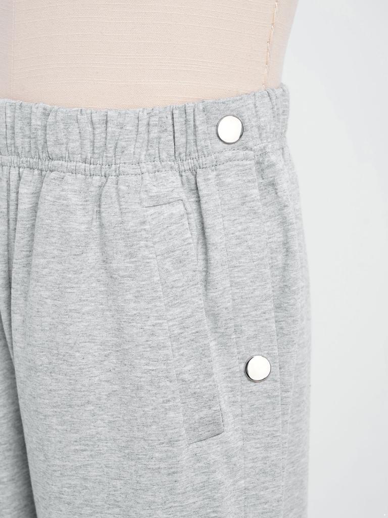 Pantaloni della tuta unisex per bambini con bisogni speciali, abbigliamento adattivo, con bottoni a pressione laterali a strappo