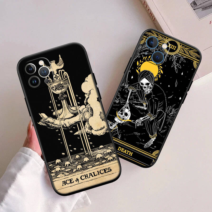Divination Tarot Case for Samsung Note 20 10 S25 Plus Ultra Lite FE A11 A26 A51 A52 A53 A56 A70 A71 A72 A73 M20 M30 M21 M31 M51