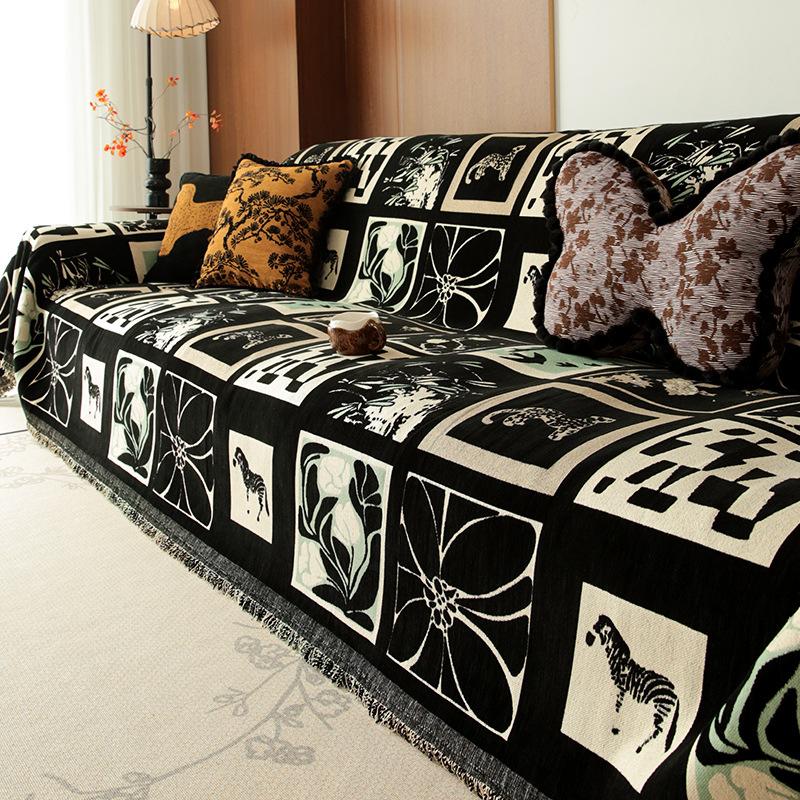 

Medieval sofa cover 2025 new model, a whole universal full cover, dust-proof and cat-proof sofa blanket, sofa towel 180*260cm