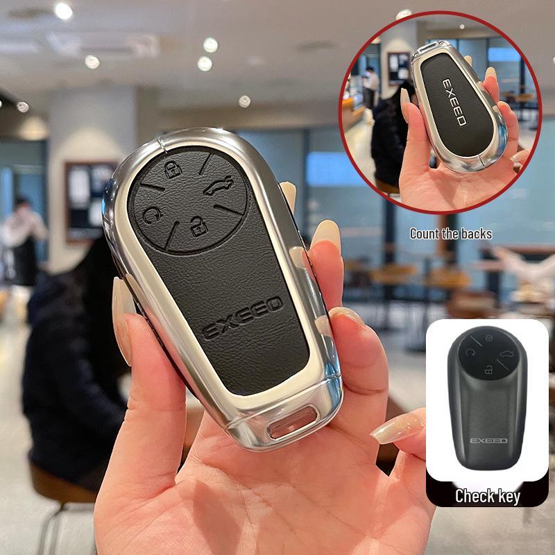 Metal Leather Key Cover for 2024 Starway Star Era ET & 2025 Star Era ES
