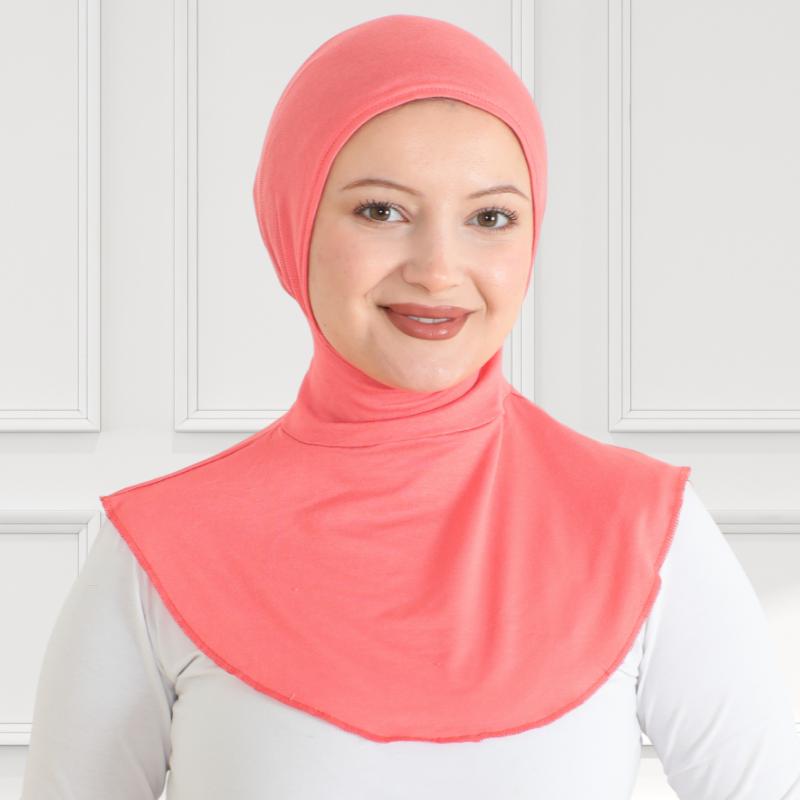 Sport Hijab For Women, Muslim Head Scarf, Flexible Turban Girls, Chic Islamic Wear For Gym, Neck Collar Bonnet Viscose