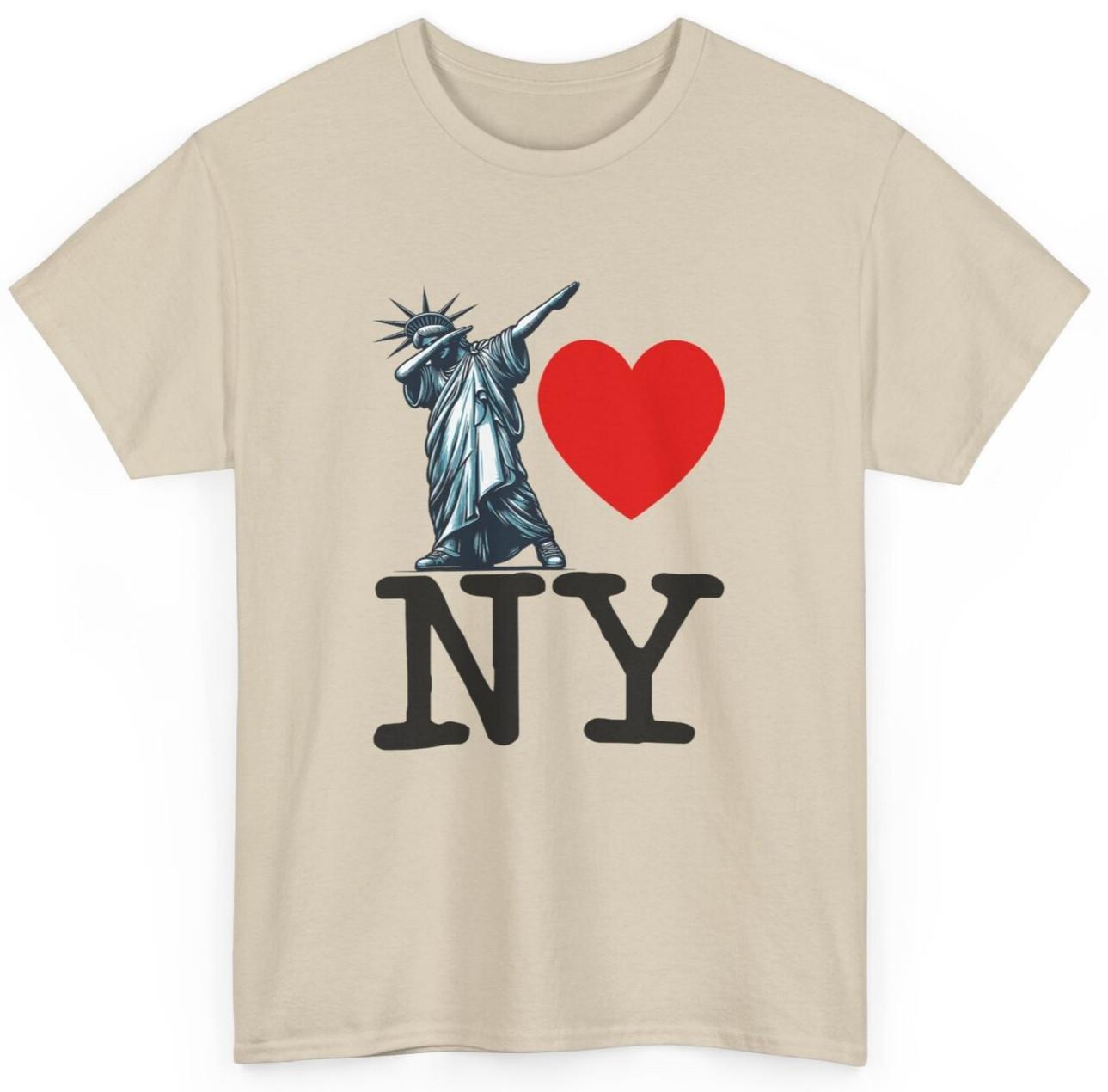 Funny Dabbing I LOVE NY Classic Logo T-shirt XXXXL