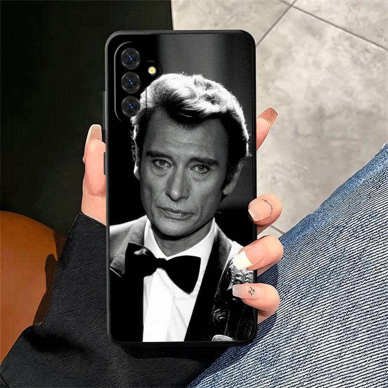 Johnny Hallyday Music Soft Phone Case for Samsung A17 A37 A57 A16 A26 A36 A56 A15 A25 A35 A55 A14 A24 A34 A54 A13 A23 A33 A53 A5