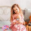 12pcs Realistic Baby Doll Feeding Set With Bottle Pacifiers Juice Containers Interactive Pretend Play Nursing Accessories