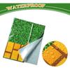 2 Pcs Yellow Brick Runner Tablecloth Cover Green Grass 54 x 87 Wizard Party Decoration Brick Backdrop Wall Waterproof Grass Field Plastic Table Cover