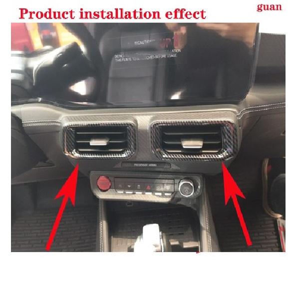 Car front air outlet Decorative frame For Ford Mustang GT 2024-2025
