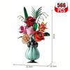 Kreative Rose Orchidee Ewige Blume Topf Pflanzung Bausteine Sonnenblume Lotus Romantische Blumen Steine Spielzeug Valentinstag Geschenk