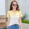 Damenbekleidung Südkorea Trendige Marke Kurzarm Lässiges T-Shirt Damen Locker Pailletten T-Shirt Für Damen