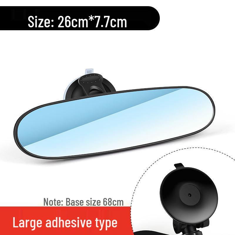 Bilspegel med sugkopp för interiör med stort synfält för förbättrad backning och observation