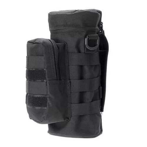 Water Bottle Bag Tactical Molle Holder for Outdoor Camping Hiking Cycling Fish Travel Portable Carrier Bag Kettle Pouch Holder