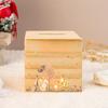Wood Piggy Bank, Personalized Name Money Box, Money Box, Christening Gifts, Shower Gift, Xmas Gift