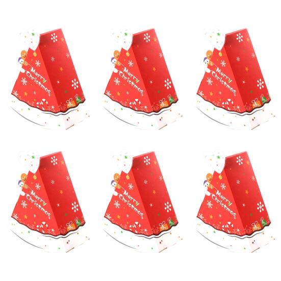 Christmas Candy Boxes Tree Shaped Candy Packaging Box Small Paper