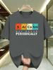 Satiricality May Occur Regularly Scientific Eleunisexts Periodic Table Unisexs Tshirt Fun Chemistry Street Cotton Tshirt
