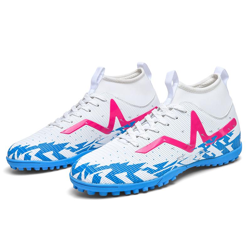 

35-46 Детские футбольные бутсы Резиновая мягкая подошва Короткие гвозди Искусственный газон Кожаные футбольные бутсы для молодежи Детские спортивные футбольные бутсы большого размера для мужчин 46