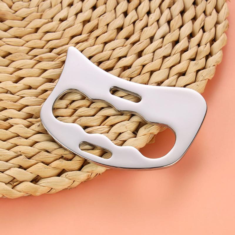 Stainless Steel Gua Sha Stick Deep Tissue Relax Cellulite Massager For Body Slimming Scraping Board Muscle Massage Relaxation