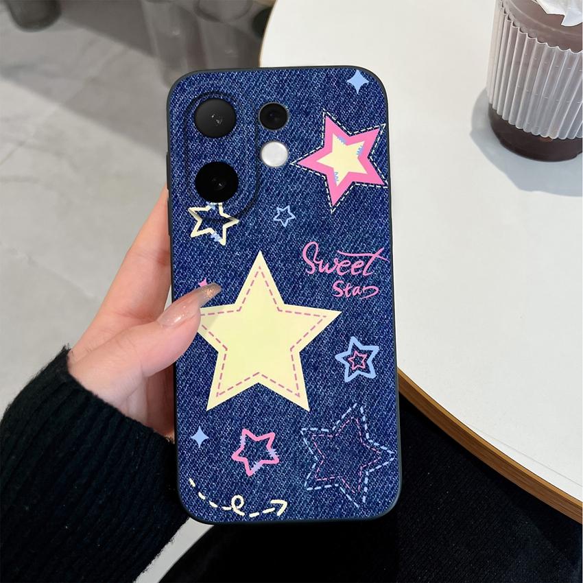 For Vivo V60 V50 V40 Lite V30 V20 SE V70 FE Phone Case Multicolor Hearts Full Protection Soft Smooth Liquid Silicone Housing For Vivo Shockproof Shell