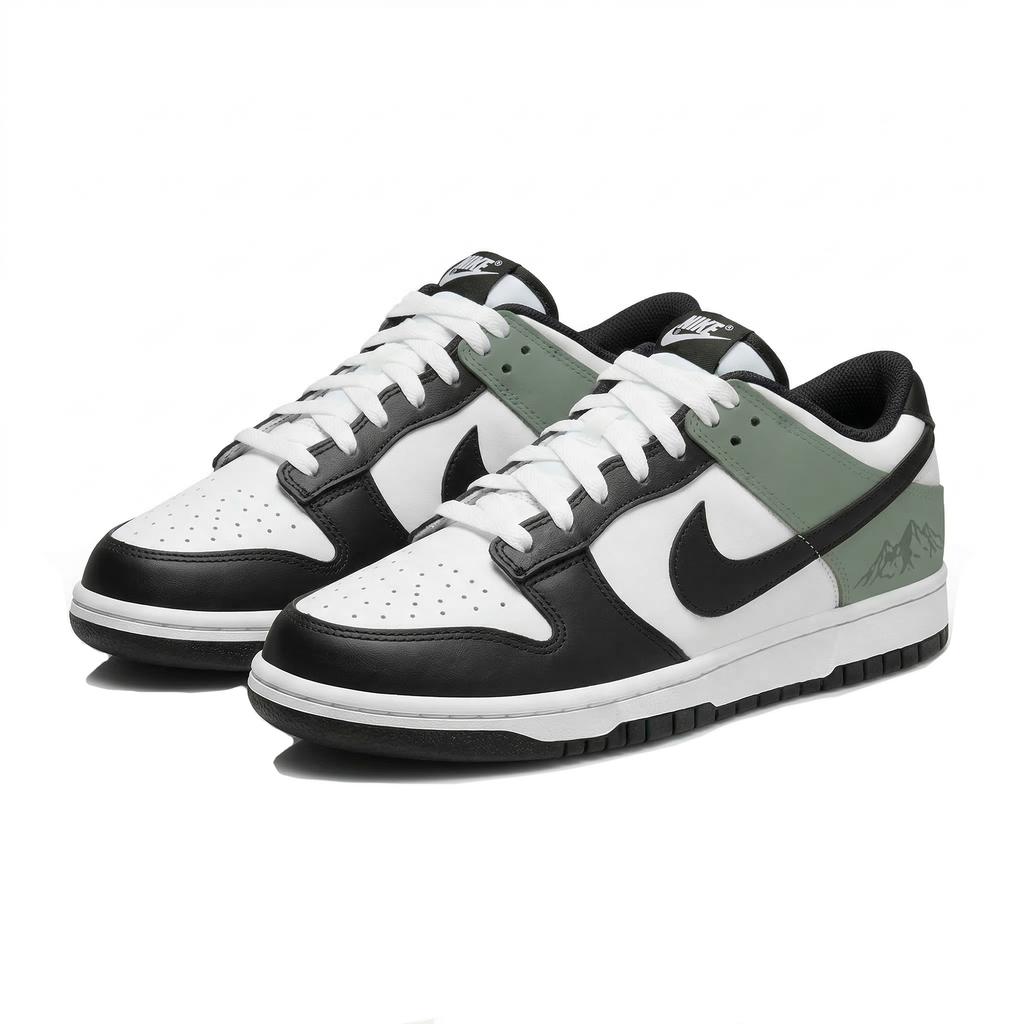 Nike Dunk Lemon Joy Abrasion Resistant Cushioning Low top Skateboard Shoes Men's Black Green DD1391-100(Team778-)