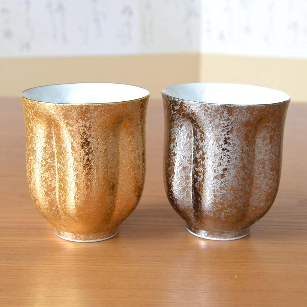 Respect for the Aged Day Present Cherry Blossom Teacups Pair Set of 2 Arita Ware Wooden Boxed Gift Wishing for Longevity Comes with a Message Card