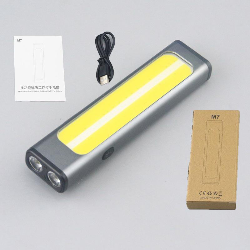 LED Keychain Flashlight USB-C Rechargeable Portable Mini Torch Light Pocket Lantern Flood Work Light