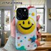 Phone Case: 2D Flat Samsung Galaxy A34 A35 M05 M06 S20 S22 S21 FE Plus 5G Protective Case, Yellow Smiley Face, Perfect Christmas and Halloween Holiday