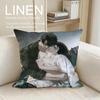 Manga Under the Green Light Cushion Cover Pillowcase Set Pcs X X Breathable Washable Sofa Cushion Cover