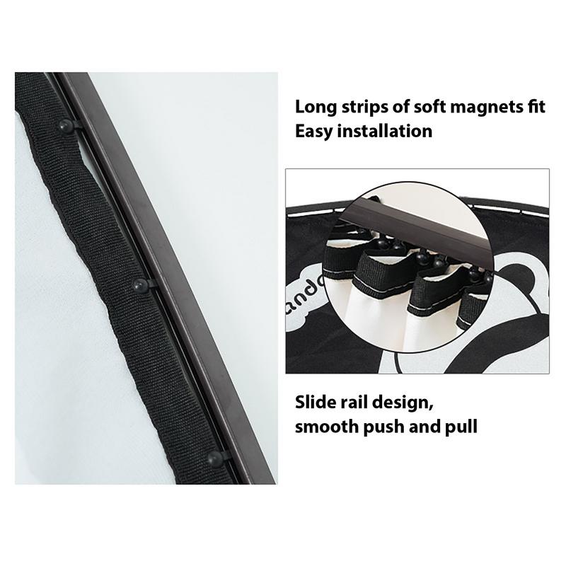 Magnetic Car Sunshade UV Protection Cartoon Design Car Sun Shield Cover Side Window Sunshade Protector Window Film Cover