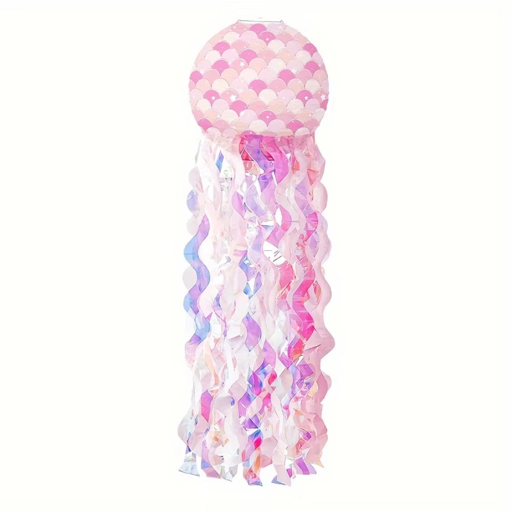 Colorful Decorations Mermaid Birthday Decorations Under The Sea Decorations Under The Sea Theme розовый