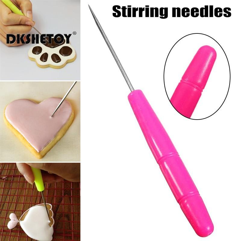 Fondantzucker Rührnadel Keksdekorationszubehör Icing Ritzwerkzeug für Keksdekorationszubehör