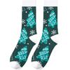 Trendige Unisex-Weihnachts-Baumwollsocken - Beliebter Europäischer & Amerikanischer Stil für Alle Jahreszeiten