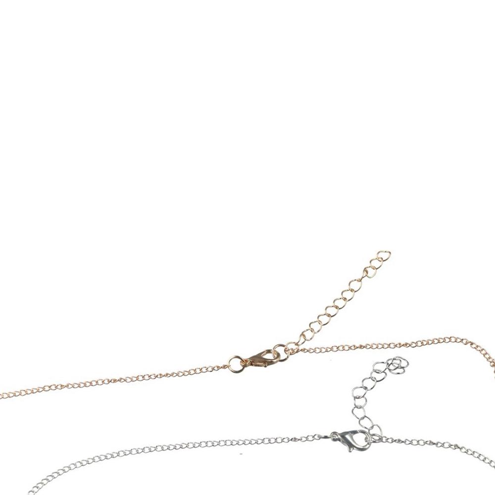 Geometric Zinc Zinc Alloy Pearl Necklace Korean Style Pendant Irregular Shell Jewelry Women Clavicle Necklace