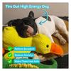 Dog Chew Toys Plush Companion Sleeping Duck Dog Toys for Small Large Dogs Bite Resistant Teeth Grinding Sound Relief Sound Toy
