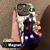 Mato seihei no slave Tenka Izumo Translucent MagSafe Mobile Phone Case for iPhone 17 16 15 14 13 12 11 Air Pro Max Plus Colorful