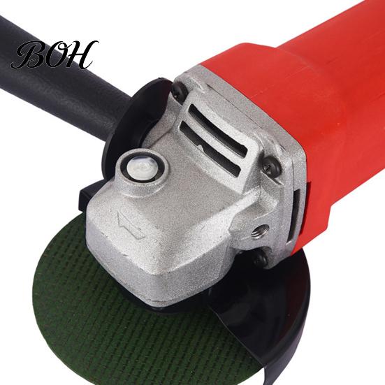 Portable Grinding Wheel Tool Electric Angle Grinder with Auxiliary Handle, 11000RPM Corded Power for Metal Cutting Steel Polishing & Rust Removal,