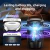2-in-1 Portable Camping Light and Mosquito Zapper 2000V Electric Bug Zapper Outdoor Lamp Built-in