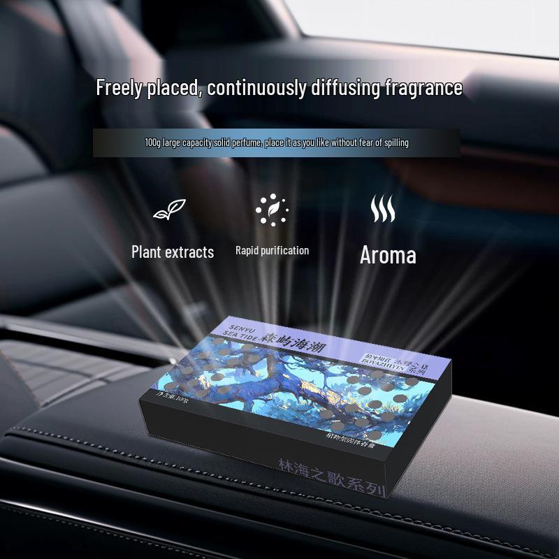 Forest Song Car Air Freshener: Indoor Aroma & Odor Eliminator Solid Perfume