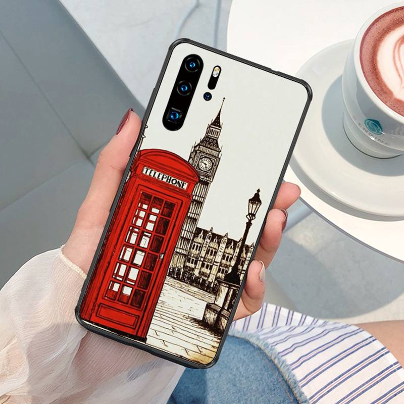 Malerische Orte Städte Länder UK London Big Ben Coque Handyhülle Für Huawei Honor 7A Pro 7C 10i 8A 8X 8S 8 9 10 20 Lite Hülle