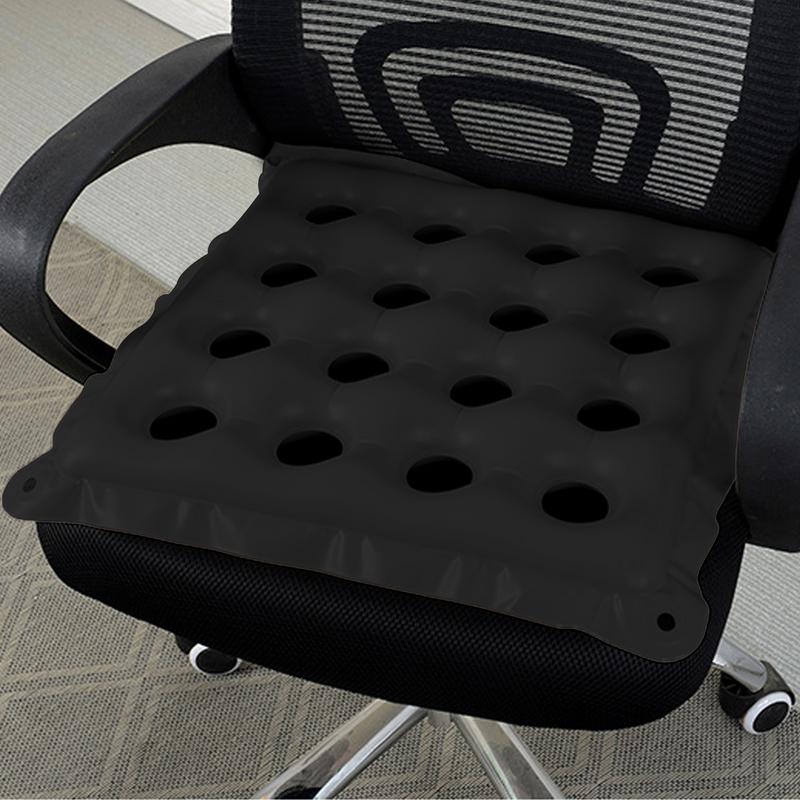 Air Inflatable Seat Cushion Comfortable Waffle Pads Air Chair Cushions Square Seat Lightweight Camping Air Sitting Pad