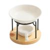 Elegant Ceramics Aromatherapies Diffuser Wax Melt Essential Oil Burners Tealight Holder for Bedroom and Spa Decoration