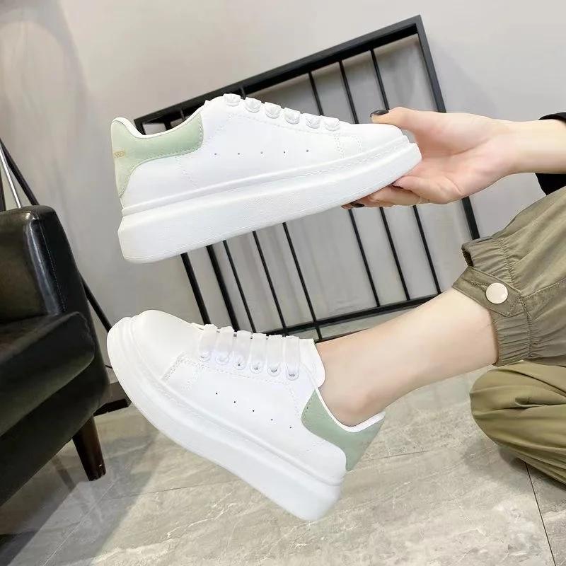 Fashion 2025 Women Causal Shoes Pring Brand Spring Designer Wedges White Sneakers Platform Tenis Feminino Trainers Female Walking