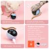 Smart Cat Toy USB Cat Ball Toys For Cats Dogs Rechargeable Self Rotating Indoor Kitten Electronic Ball Toys Cat Accessories