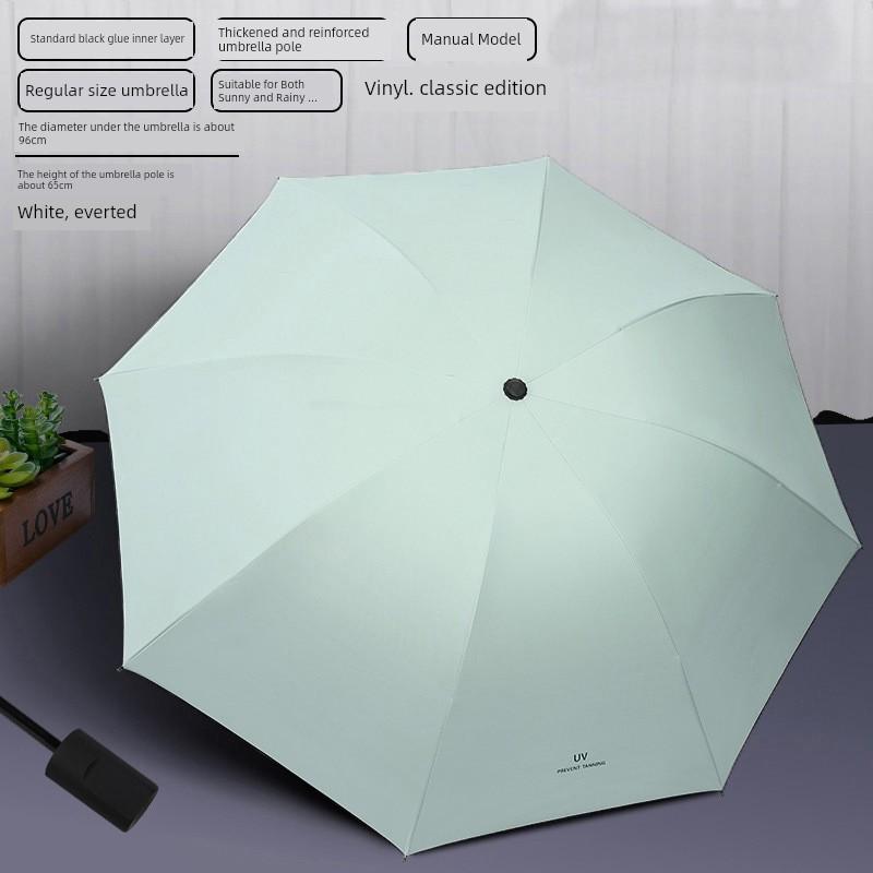 Fully Automatic Large Umbrella for Men and Women, Dual-Use for Sun and Rain, Sunshade Umbrella, Uv Protection, with Logo Printing