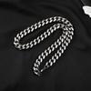 Cuban Link Titanium Steel Necklace - Thick Chain, European & American Hip Hop Style, Unisex Trend, Six-Sided Design